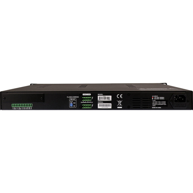 ART HVA1 2-Channel Class-D Installation Amplifier (135W/Channel at 70/100V)