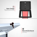 CTA Digital Locking Floor Stand Kiosk with Graphics Slot (White)
