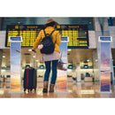 CTA Digital Locking Floor Stand Kiosk with Graphics Slot (White)