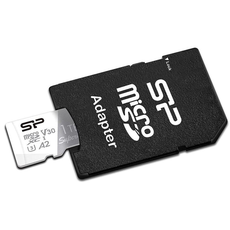 Silicon Power 1TB Superior UHS-I microSDXC Memory Card with SD Adapter