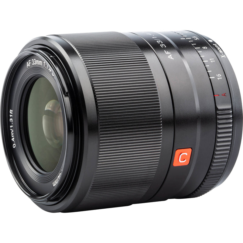 Viltrox AF 33mm f/1.4 XF Lens for FUJIFILM X (V2, Black)