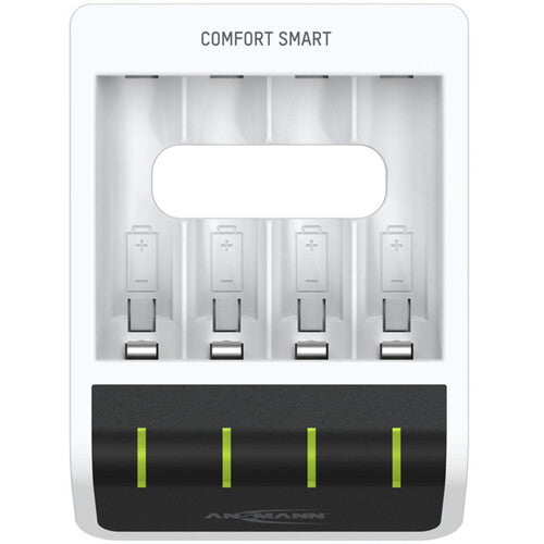 Ansmann Comfort Smart Fast Charger with USB Input