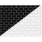 V-FLAT WORLD 30 x 40" Duo-Board Double-Sided Background (White Subway Tile/Ebony Subway Tile)