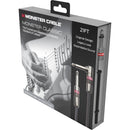 Monster Cable Prolink Classic Series Right-Angle 1/4" Male to Straight 1/4" Male Instrument Cable (21')