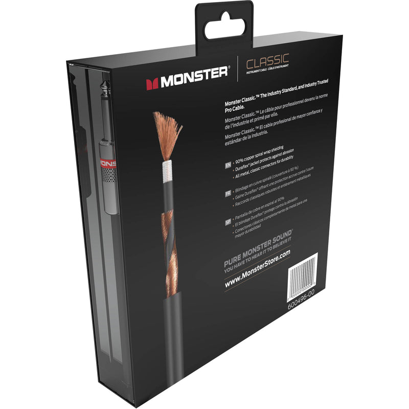 Monster Cable Prolink Classic Series Straight 1/4" Male to Straight 1/4" Male Instrument Cable (21')