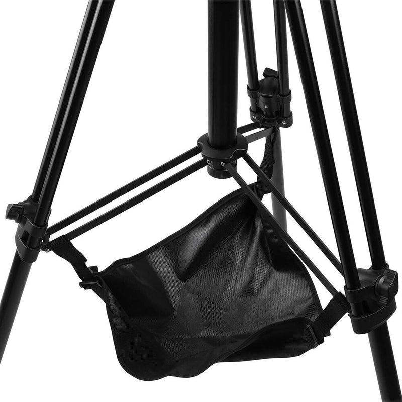 E-Image Aluminum Tripod with Rising Center Column & QR Plate for PTZ Cameras