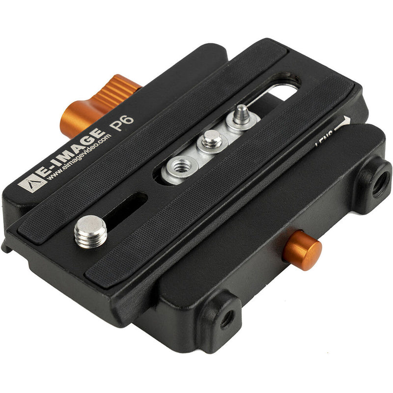 E-Image Aluminum Tripod with Rising Center Column & QR Plate for PTZ Cameras