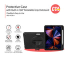 CTA Digital Protective Case with Kickstand for iPad Air 10.9" and iPad Pro 11"
