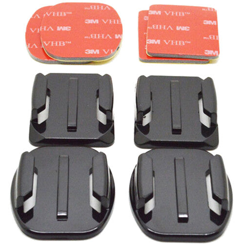 TELESIN Flat & Curved Adhesive Mounts with 3M Adhesive for GoPro