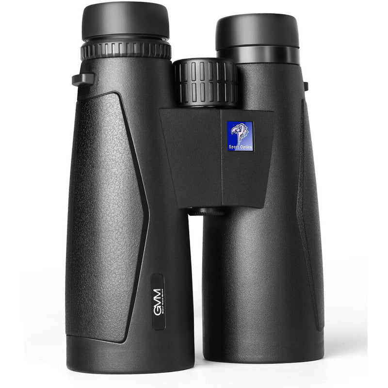 GVM 12x50 HD Roof Prism Binoculars (Black)