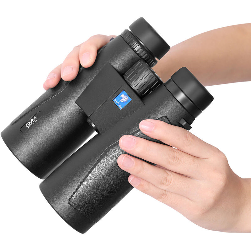 GVM 12x50 HD Roof Prism Binoculars (Black)