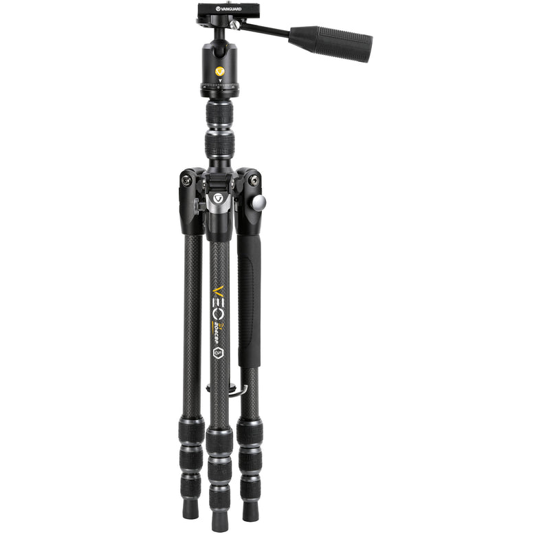 Vanguard VEO 3T 204CBP Carbon Fiber 4-in-1 Travel Tripod with VEO 2 BP-45T Ball/Pan Head and Bluetooth Remote