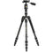 Vanguard VEO 3T 204CBP Carbon Fiber 4-in-1 Travel Tripod with VEO 2 BP-45T Ball/Pan Head and Bluetooth Remote