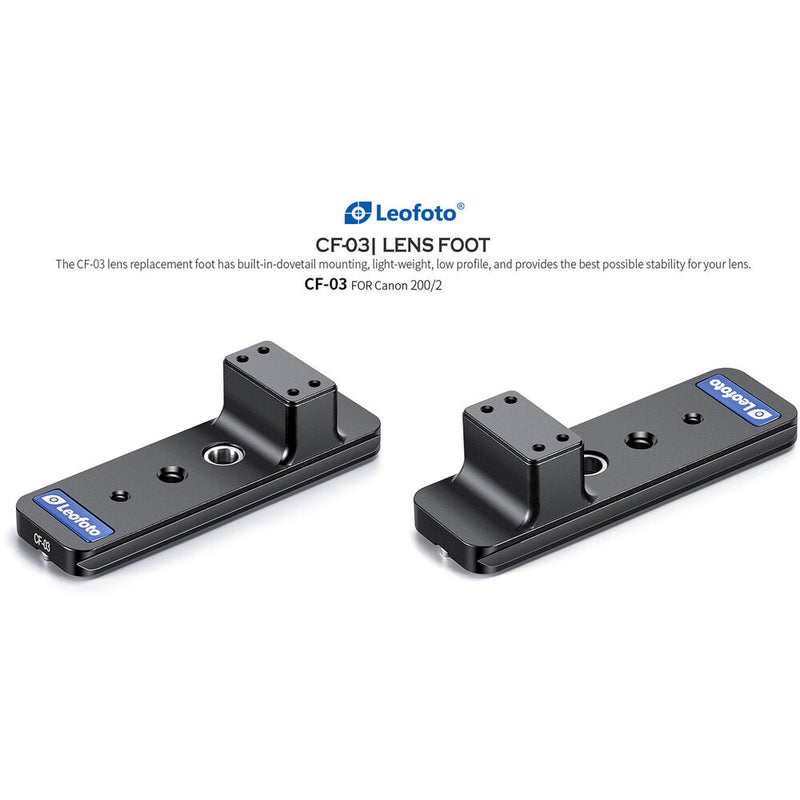 Leofoto CF-03 Replacement Lens Collar Foot for Select Canon Lenses