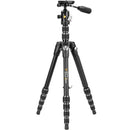Vanguard VEO 3T 235ABP Aluminum 4-in-1 Travel Tripod with VEO 2 BP-50T Ball/Pan Head and Bluetooth Remote