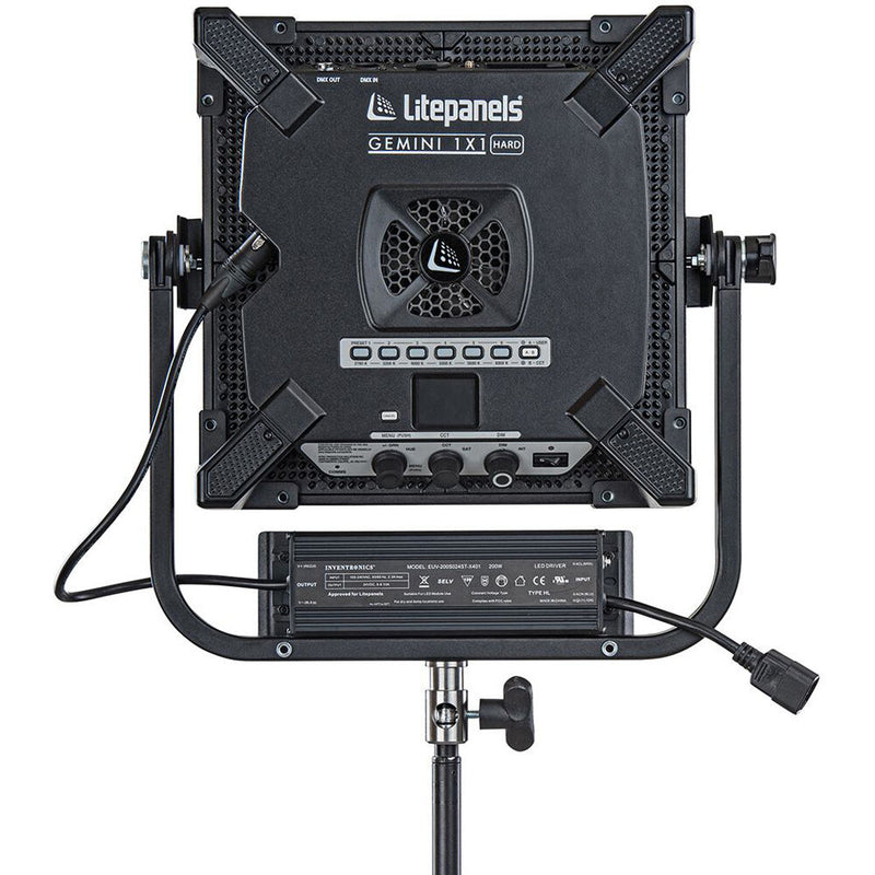 Litepanels Gemini 1 x 1 RGBWW LED Hard Panel (Standard Yoke, US Power Cord)