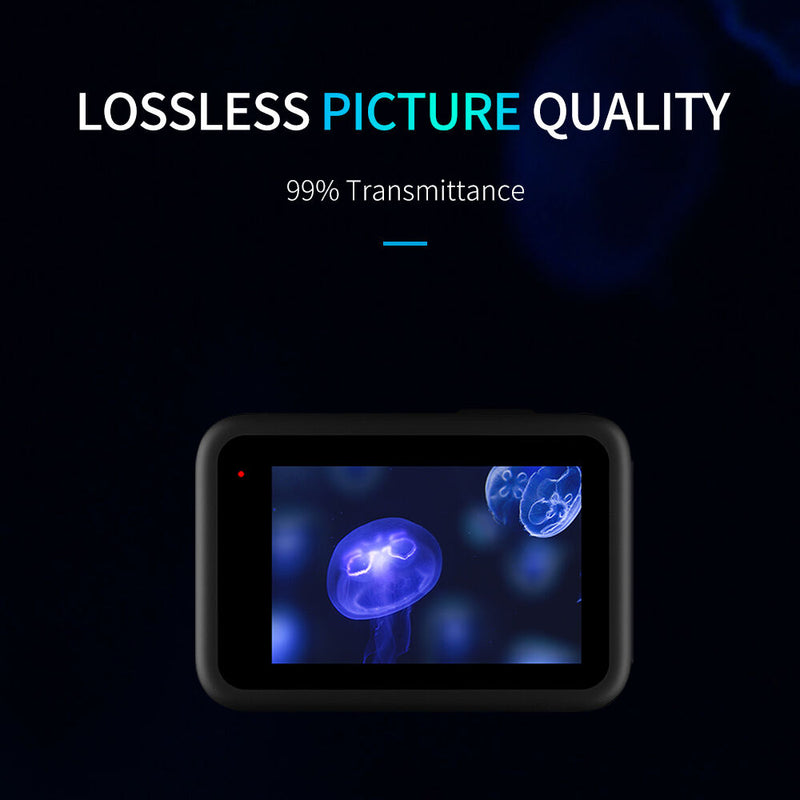 TELESIN Ultra-Clear Glass Lens & LCD Screen Protectors for GoPro HERO9 Black