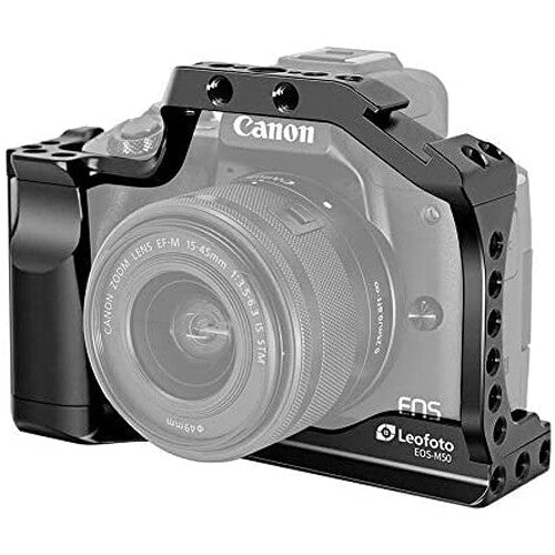 Leofoto Custom Camera Cage for Canon EOS M50