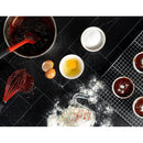 V-FLAT WORLD 24 x 24" Duo-Board Double-Sided Background (Zigzag Marble White/Zigzag Marble Black)