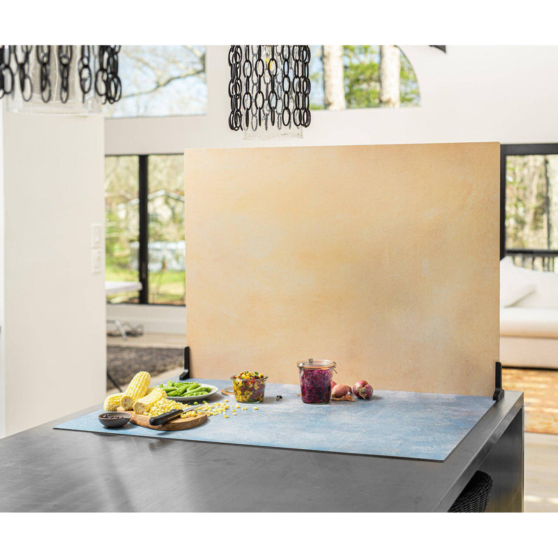 V-FLAT WORLD 30 x 40" Duo-Board Double-Sided Background (Coral Wash/90s Blues)