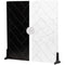 V-FLAT WORLD 24 x 24" Duo-Board Double-Sided Background (Zigzag Marble White/Zigzag Marble Black)