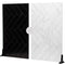 V-FLAT WORLD 30 x 40" Duo-Board Double-Sided Background (Zigzag Marble White/Zigzag Marble Black)