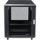 StarTech 12U 36" Knock-Down Server Rack Cabinet with Casters