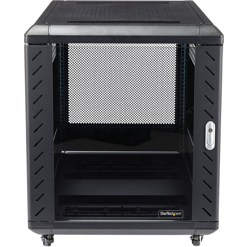 StarTech 12U 36" Knock-Down Server Rack Cabinet with Casters