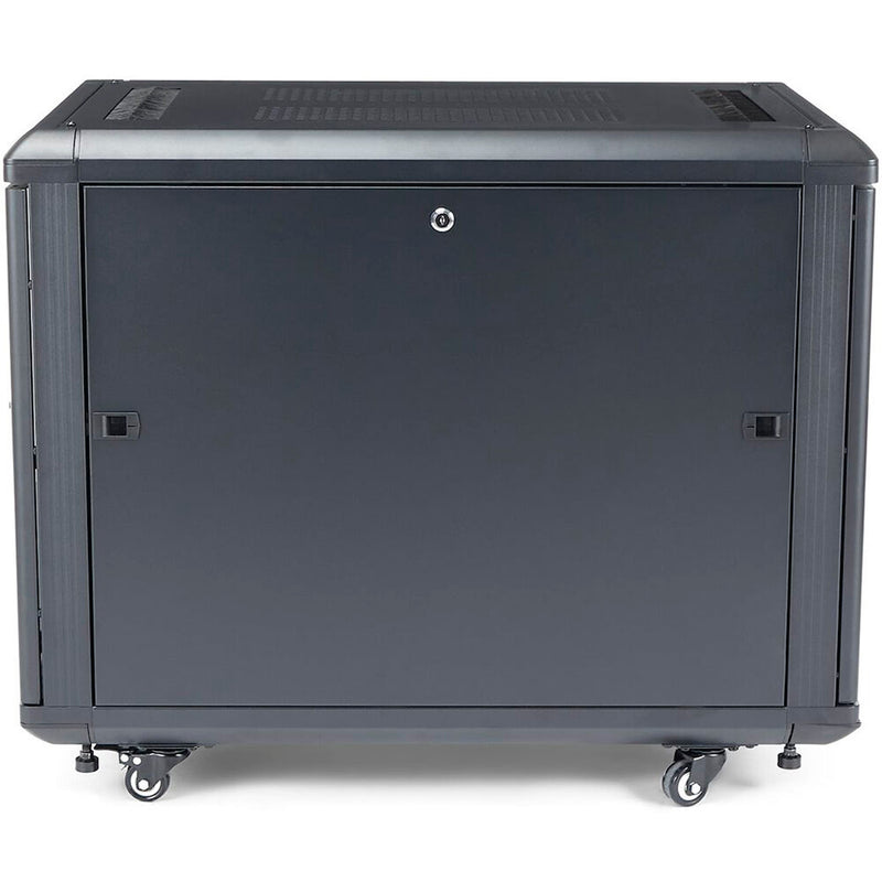StarTech 12U 36" Knock-Down Server Rack Cabinet with Casters