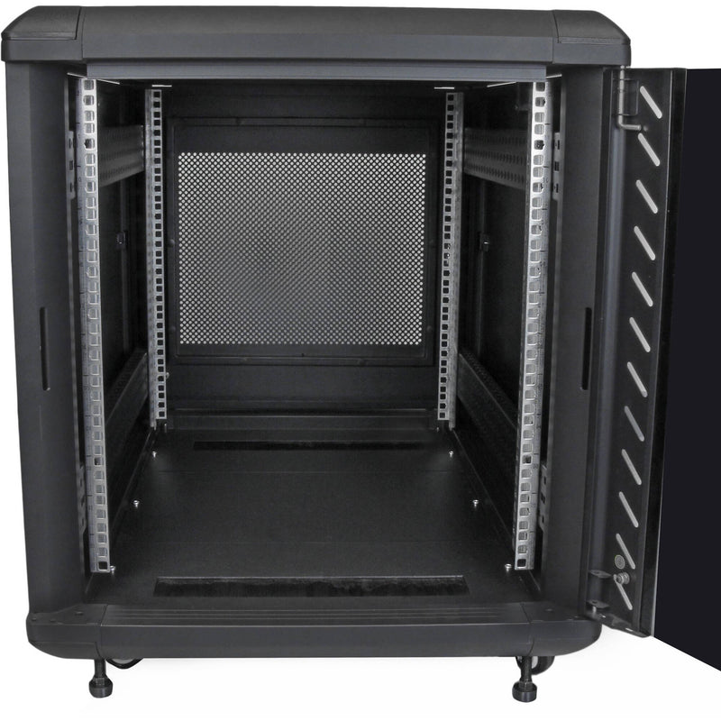 StarTech 12U 36" Knock-Down Server Rack Cabinet with Casters