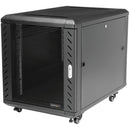 StarTech 12U 36" Knock-Down Server Rack Cabinet with Casters