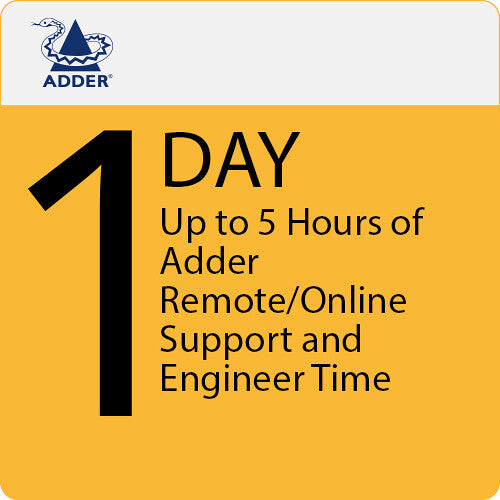 Adder Remote Online Support (One Day or up to 5 Hours)