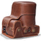 MegaGear Ever Ready Genuine Leather Camera Case for FUJIFILM X-S10 with 18-55mm Lens (Brown)