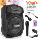 Pyle Pro PPHP1264A 12" 2-Way 1000W Portable Bluetooth PA Speaker with Light Show