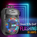 Pyle Pro PPHP1264A 12" 2-Way 1000W Portable Bluetooth PA Speaker with Light Show
