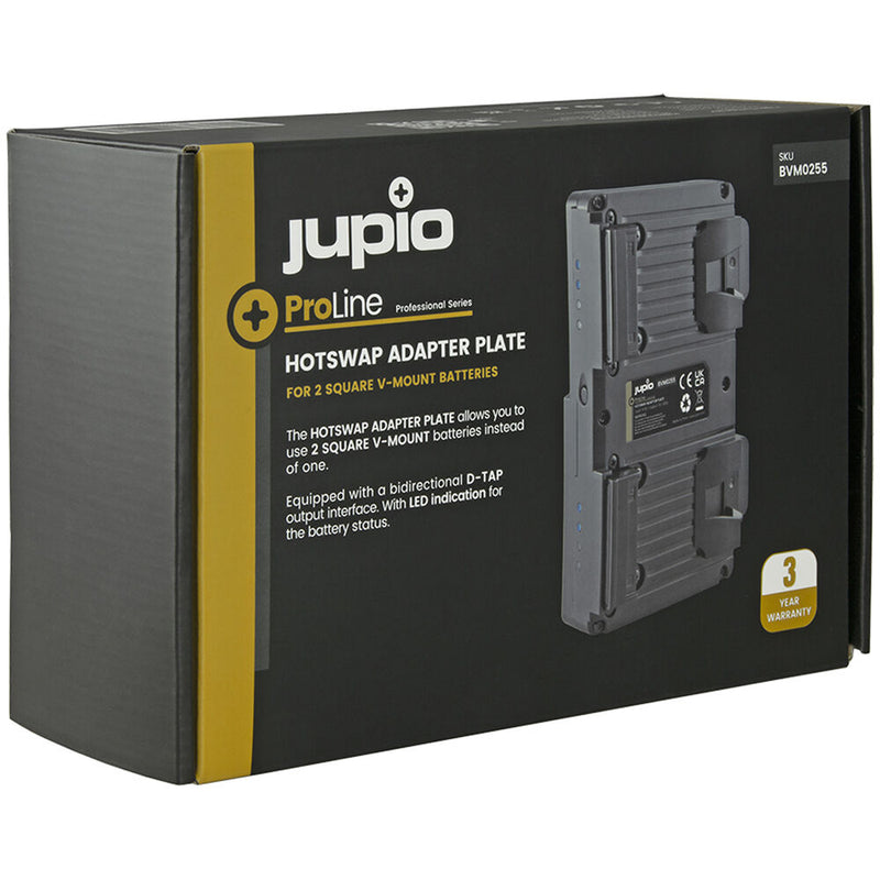 Jupio ProLine Dual Hot-Swap Battery Plate (V-Mount)