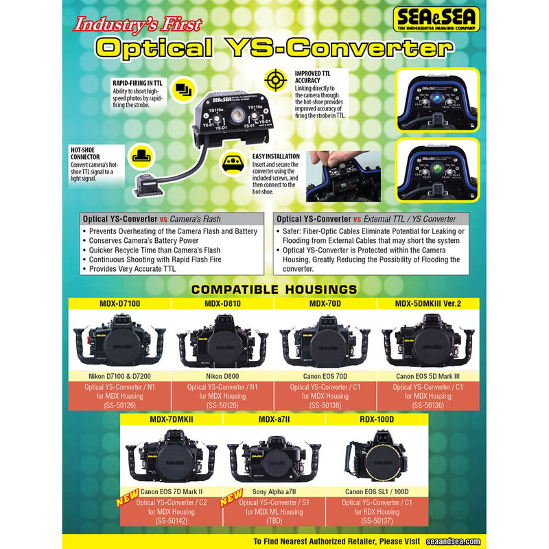 Sea & Sea Optical YS Converter/CR for MDX Housing