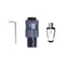 Rycote PCS-Spigot Quick-Release Adapter with 5/8" Spigot Socket and 3/8" Tip
