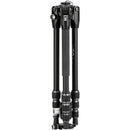 Vanguard VEO 3T 204ABP Aluminum 4-in-1 Travel Tripod with VEO 2 BP-45T Ball/Pan Head and Bluetooth Remote