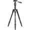 Vanguard VEO 3T 204ABP Aluminum 4-in-1 Travel Tripod with VEO 2 BP-45T Ball/Pan Head and Bluetooth Remote