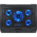 Enhance GX-C1 Laptop Cooling Stand with 2 USB Ports and 5 Blue LED Fans