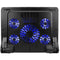 Enhance GX-C1 Laptop Cooling Stand with 2 USB Ports and 5 Blue LED Fans