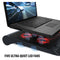 Enhance GX-C1 Laptop Cooling Stand with 2 USB Ports and 5 Red LED Fans