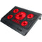 Enhance GX-C1 Laptop Cooling Stand with 2 USB Ports and 5 Red LED Fans