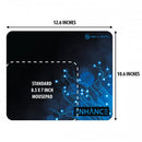 Enhance Voltaic XL Pro Gaming Mouse Pad (12.6 x 10.6", Blue)