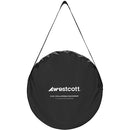 Westcott Collapsible 2-in-1 Black and White Backdrop (5 x 6.5')