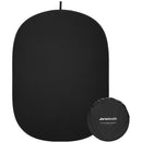 Westcott Collapsible 2-in-1 Black and White Backdrop (5 x 6.5')