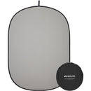Westcott Collapsible 2-in-1 Gray and Green Screen Backdrop (5 x 6.5')