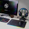 Enhance RGB Gaming Headset Stand with Mouse Bungee and USB Hub