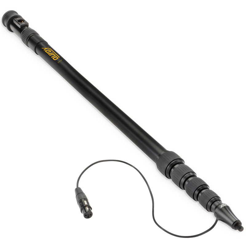 Auray BP-59A Aluminum Boompole with Internal Coiled Cable and Side Exit (9.6')